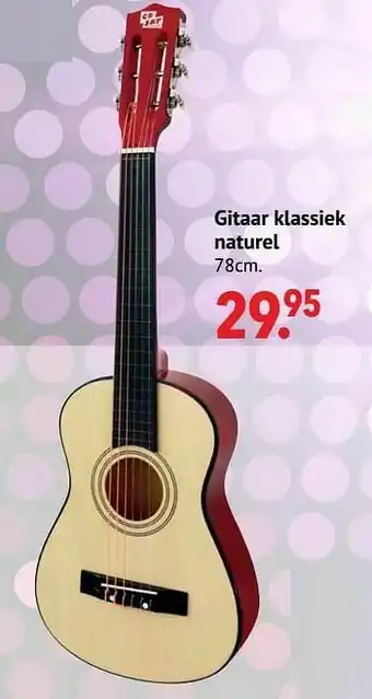 Multi bazar Gitaar klassiek naturel aanbieding