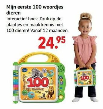 Multi bazar Mijn eerste 100 woordjes dieren aanbieding