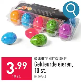 Gekleurde eieren, 10 st.