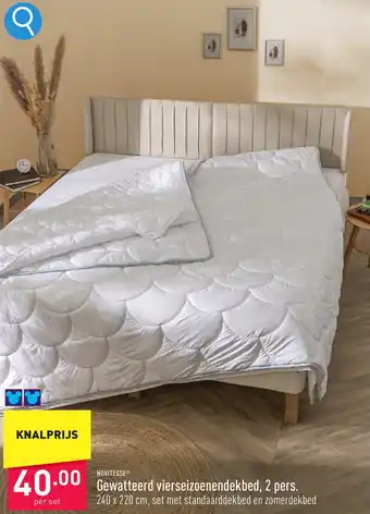 ALDI NOVITESSE Gewatteerd vierseizoenendekbed 2 pers. aanbieding