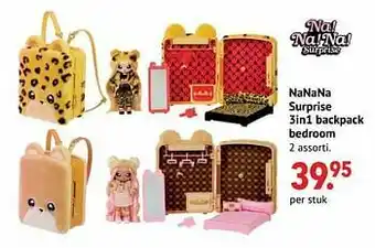 Multi bazar Nanana surprise 3in1 backpack bedroom aanbieding
