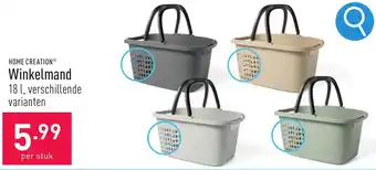 ALDI HOME CREATION Winkelmand 18L aanbieding