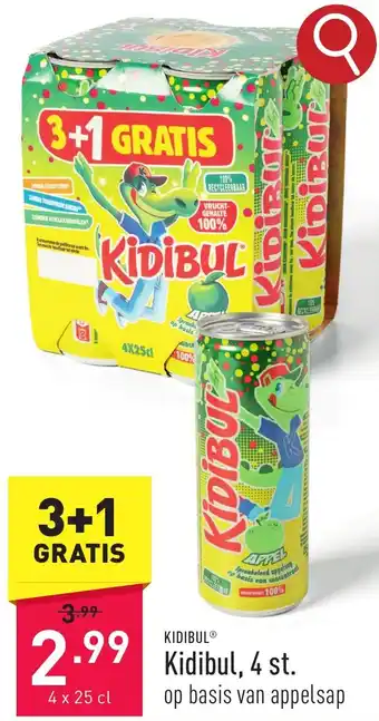 ALDI Kidibul 4 x 25cl aanbieding