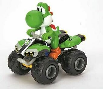 ToyChamp Carrera Mario Kart RC Yoshi quad aanbieding