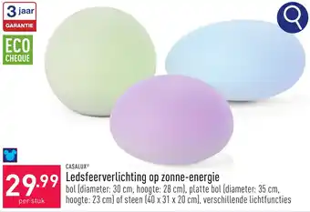 ALDI CASALUX Ledsfeerverlichting op zonne energie aanbieding