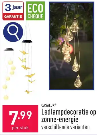 ALDI CASALUX Ledlampdecoratie op zonne energie aanbieding