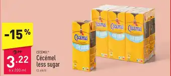 ALDI Cécémel less sugar 6 x 200mL aanbieding