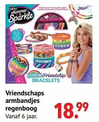 Multi bazar Vriendschaps armbandjes regenboog aanbieding