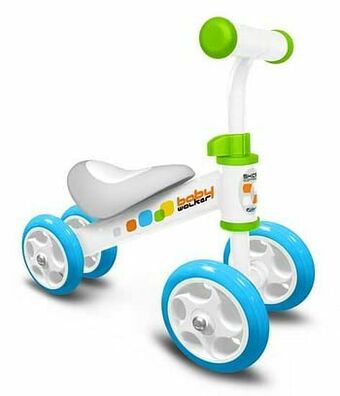 ToyChamp Skids Control Baby Walker 4-wiel loopfietsje blauw aanbieding