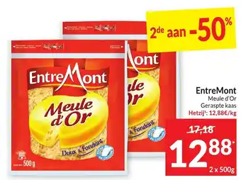 Intermarché EntreMont 2 x 500g aanbieding