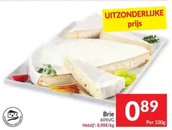 Brie 60%VG Per 100g