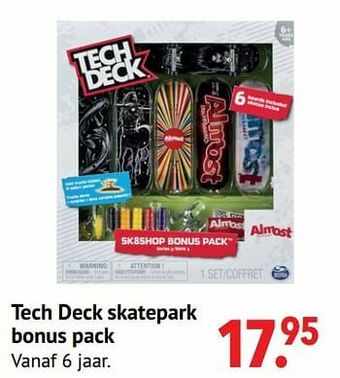 Tech deck skatepark bonus pack