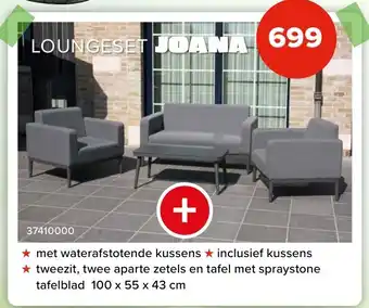 Euroshop LOUNGESET JOANA aanbieding