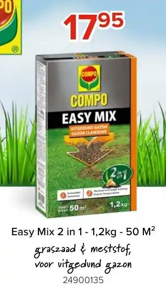 Easy Mix 2 in 1 - 1,2kg - 50 M²