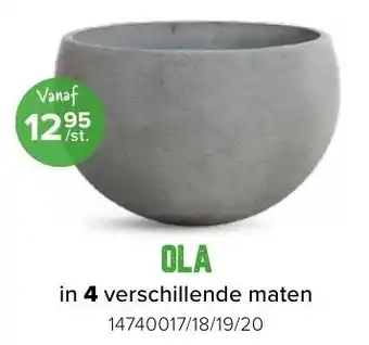 OLA in 4 verschillende maten