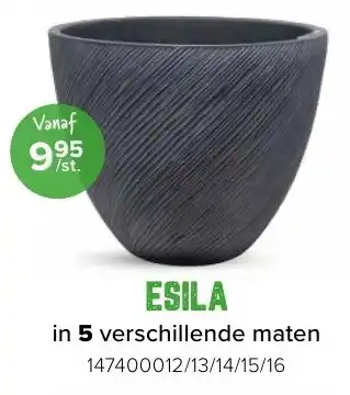 Euroshop ESILA in 5 verschillende maten aanbieding