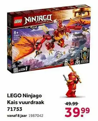 Intertoys Lego ninjago kais vuurdraak 71753 aanbieding