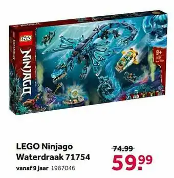 Intertoys Lego ninjago waterdraak 71754 aanbieding
