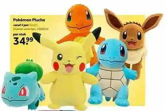 Intertoys Pokémon pluche aanbieding