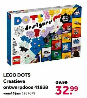 Intertoys Lego dots creatieve ontwerpdoos 41938 aanbieding