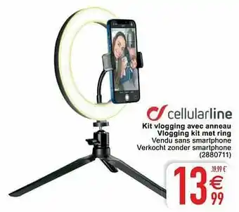 Cora Kit vlogging avec anneau vlogging kit met ring aanbieding