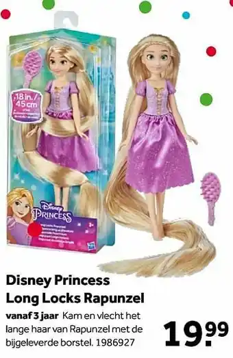 Intertoys Disney princess long locks rapunzel aanbieding