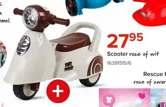 Euroshop Scooter roze of wit aanbieding