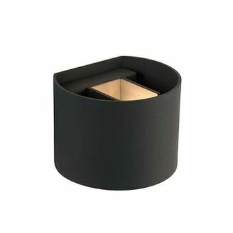 Leen Bakker Lucide wandlamp Xio 1 LED - grijs - Leen Bakker aanbieding