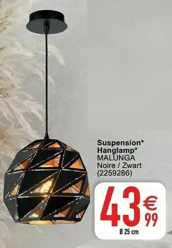 Cora Suspension hanglamp malunga aanbieding