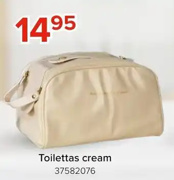 Euroshop Toilettas cream aanbieding