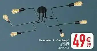 Plafonnier - plafondlamp ester