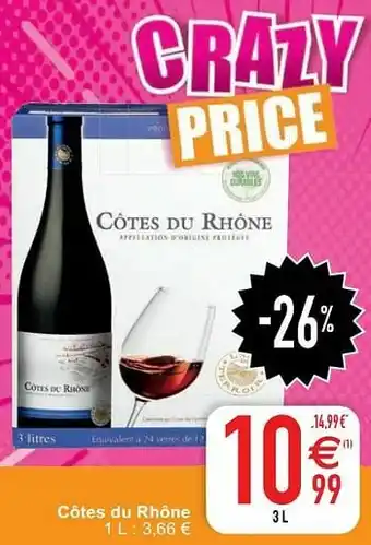 Cora Côtes du rhône aanbieding