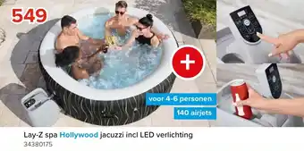 Lay-Z spa Hollywood jacuzzi incl LED verlichting