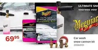 Car wash snow cannon kit