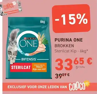 Tom&Co Purina one sterilcat 6kg aanbieding