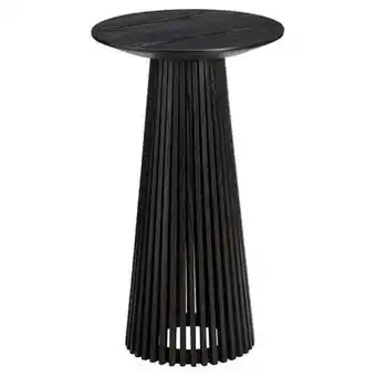 Kwantum Bijzettafel Latera Zwart ø 35x60 cm aanbieding