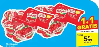 Carrefour Mini Babybel aanbieding