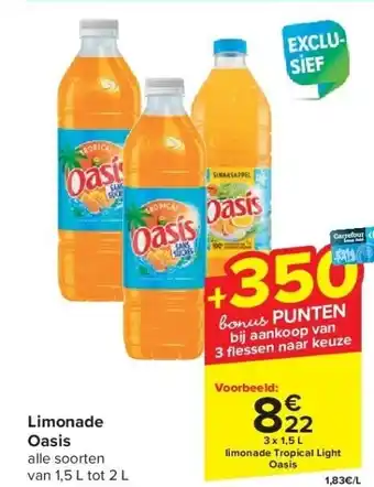 Carrefour Limonade Oasis aanbieding