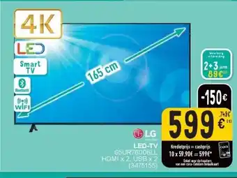 Cora LG LED-TV aanbieding