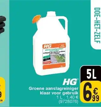 Cora Groene aanslagreiniger klaar voor gebruik aanbieding