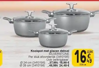 Cora Kookpot met glazen deksel aanbieding