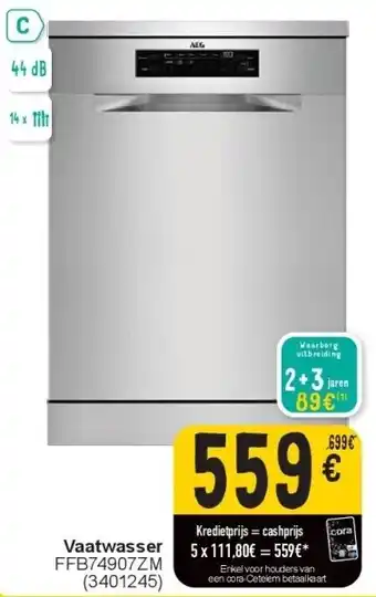 Cora Vaatwasser aanbieding