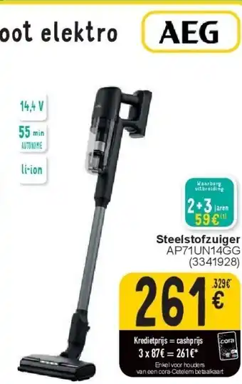 Cora Steelstofzuiger aanbieding