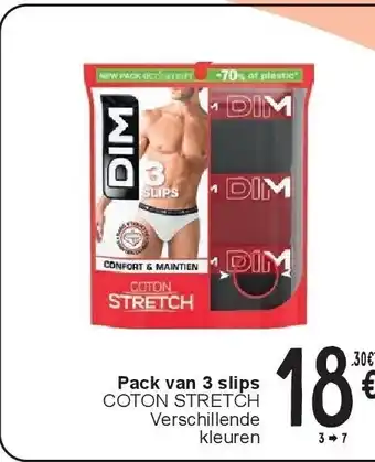 Cora Pack van 3 slips aanbieding