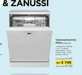 Vaatwasmachine Miele G5023SCBW