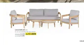 Molecule Lecce Sofa set 97442 aanbieding