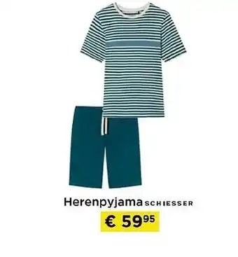 Molecule Herenpyjama SCHIESSER aanbieding