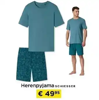 Molecule Herenpyjama SCHIESSER aanbieding