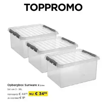 Molecule Opbergbox Sunware X-ine aanbieding