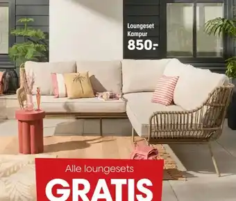 Kwantum Loungeset Kampur aanbieding